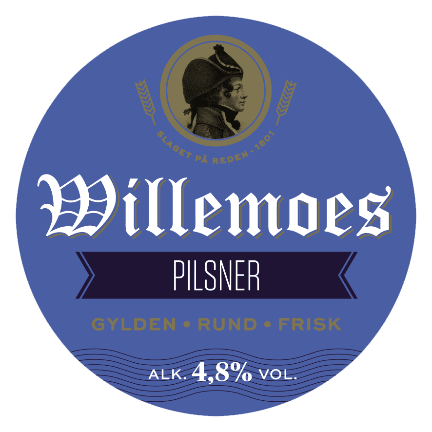 Willemoes Pilsner Tophane Front Bryggeriet Vestfyen